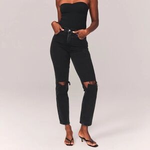 Abercrombie & Fitch Black Ultra High Rise Jeans
